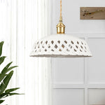 Openwork Ceramic Pendant Lamp - Lamp Outdoor