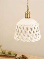 Openwork Ceramic Pendant Lamp - Lamp Outdoor
