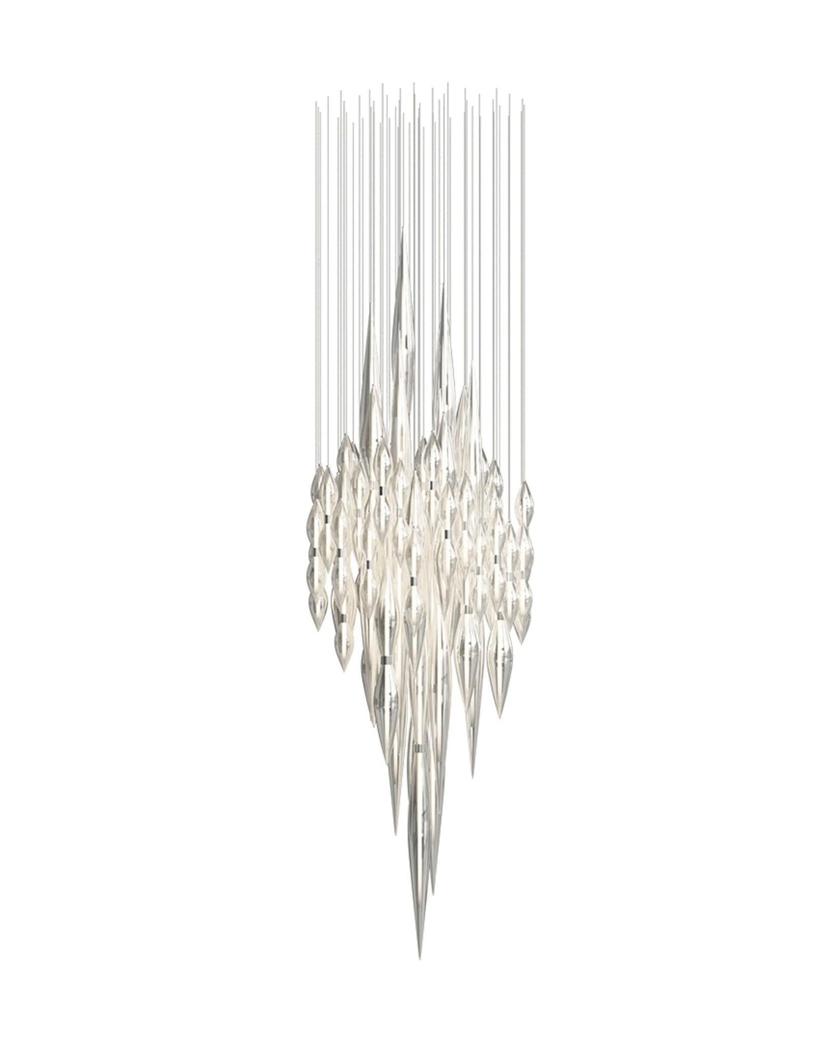 Oloren Prismatic Crystal Chandelier - Lamp Outdoor