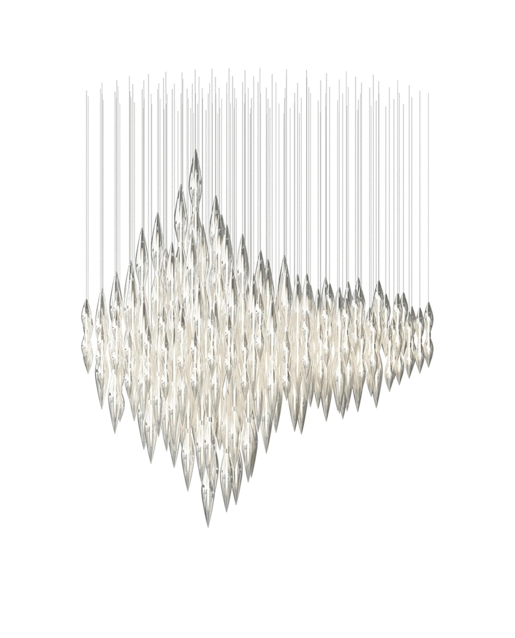 Oloren Prismatic Crystal Chandelier - Lamp Outdoor