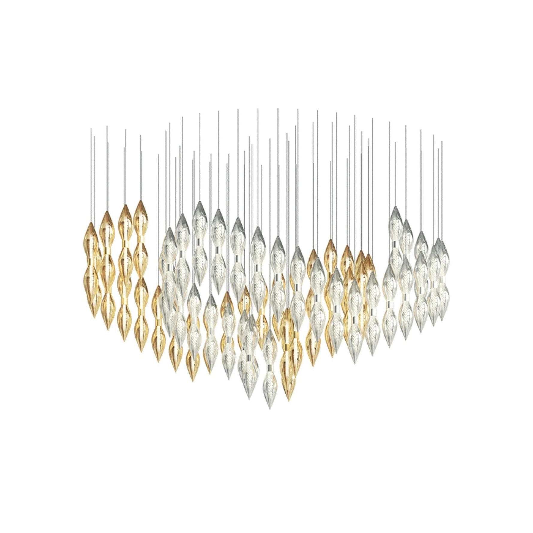 Oloren Prismatic Crystal Chandelier - Lamp Outdoor
