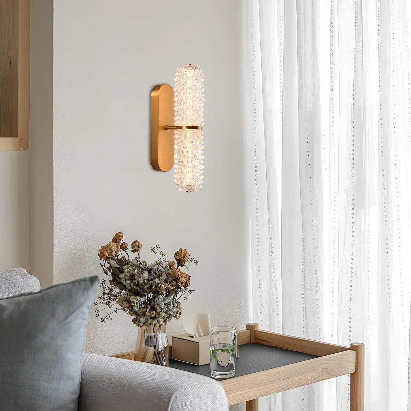 Opera Modern Glass Wall Light