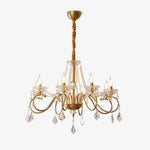Opulent Pearl Crystal Chandelier - Lamp Outdoor