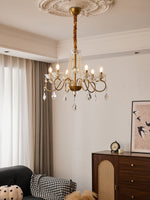 Opulent Pearl Crystal Chandelier - Lamp Outdoor