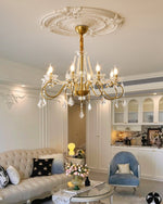 Opulent Pearl Crystal Chandelier - Lamp Outdoor