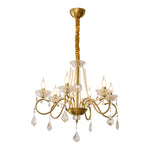 Opulent Pearl Crystal Chandelier - Lamp Outdoor