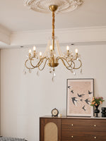 Opulent Pearl Crystal Chandelier - Lamp Outdoor