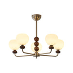 Orb Walnut Chandelier - Lamp Outdoor