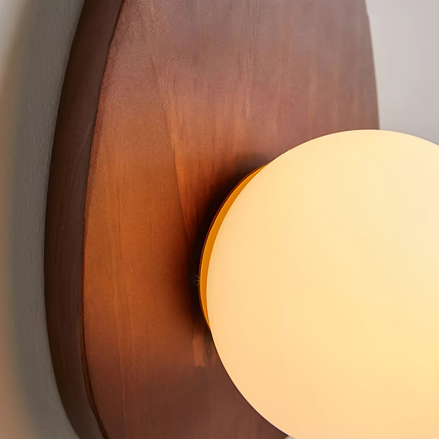 Orba Walnut Wall Lamp - Lamp Outdoor
