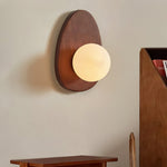 Orba Walnut Wall Lamp - Lamp Outdoor