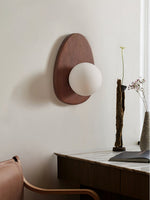 Orba Walnut Wall Lamp - Lamp Outdoor