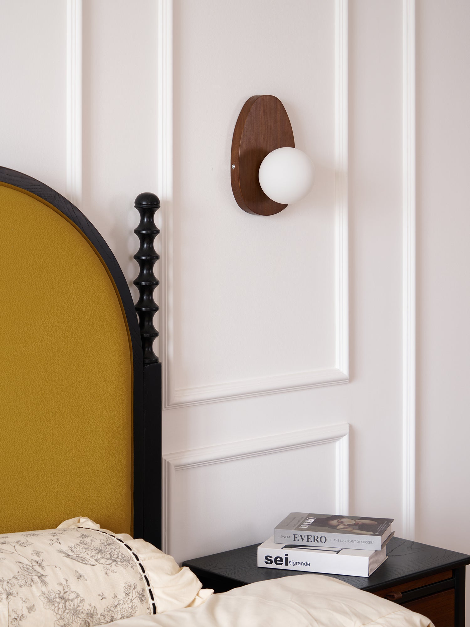 Orba Walnut Wall Lamp - Lamp Outdoor
