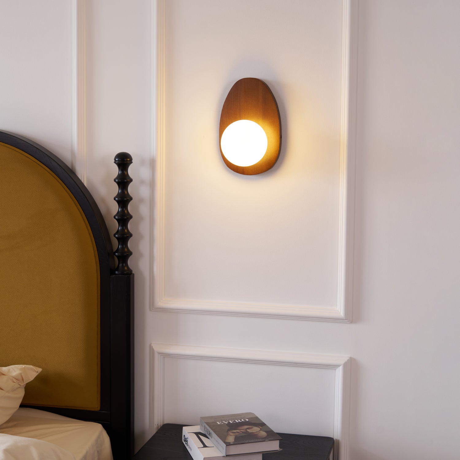 Orba Walnut Wall Lamp - Lamp Outdoor
