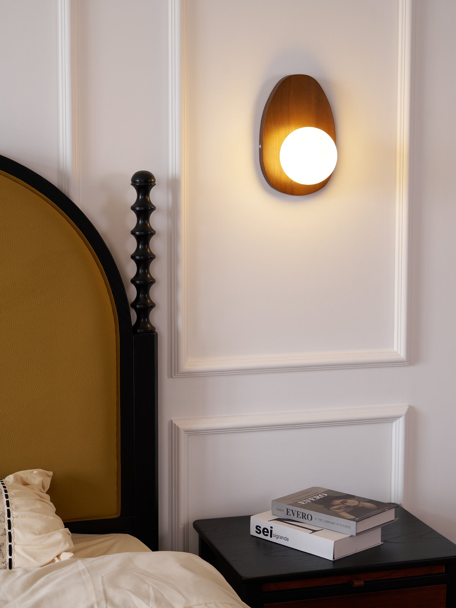 Orba Walnut Wall Lamp - Lamp Outdoor