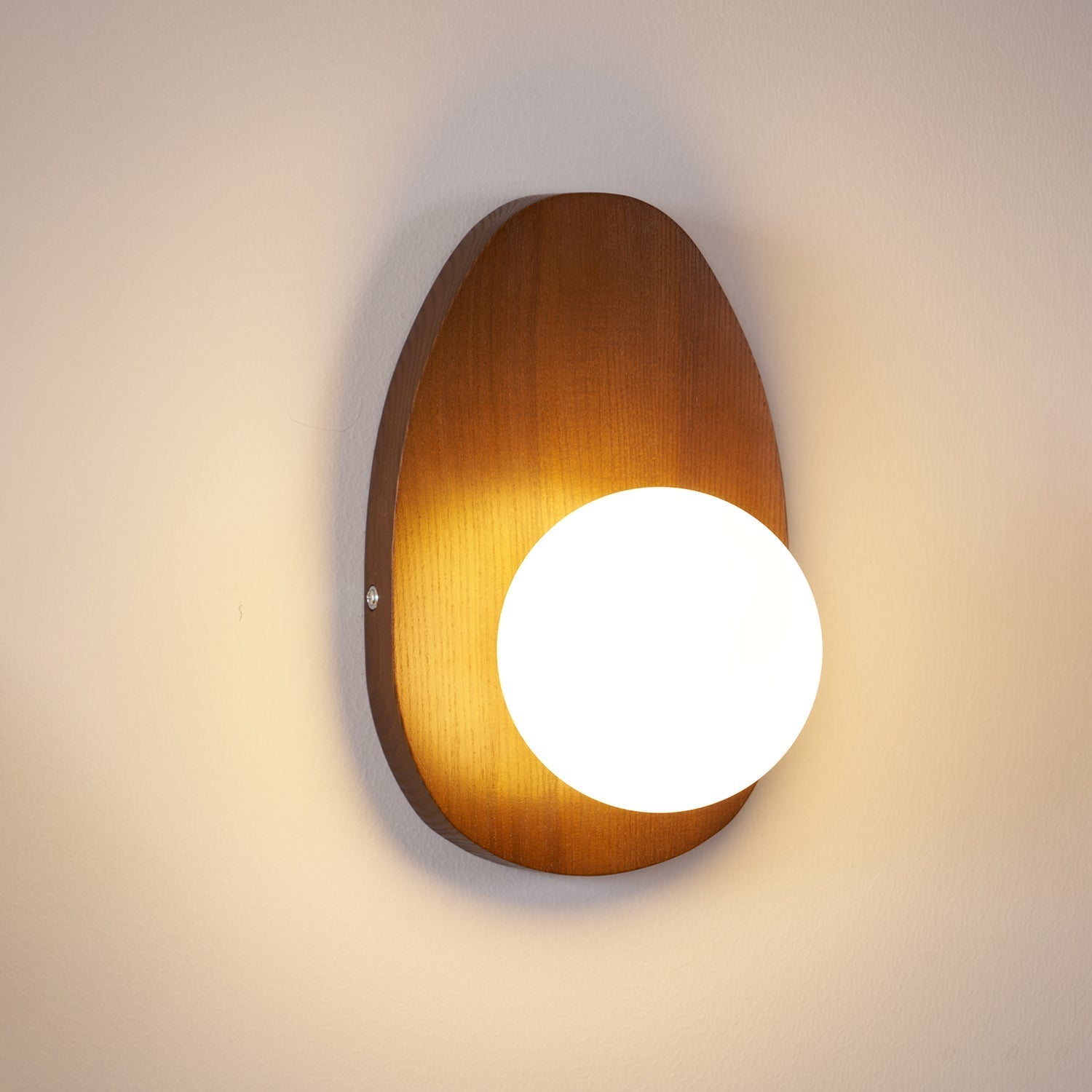 Orba Walnut Wall Lamp - Lamp Outdoor