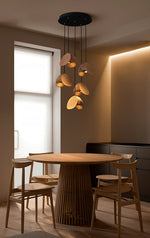 Tavro Minimalist Wood Pendant Light - Lamp Outdoor