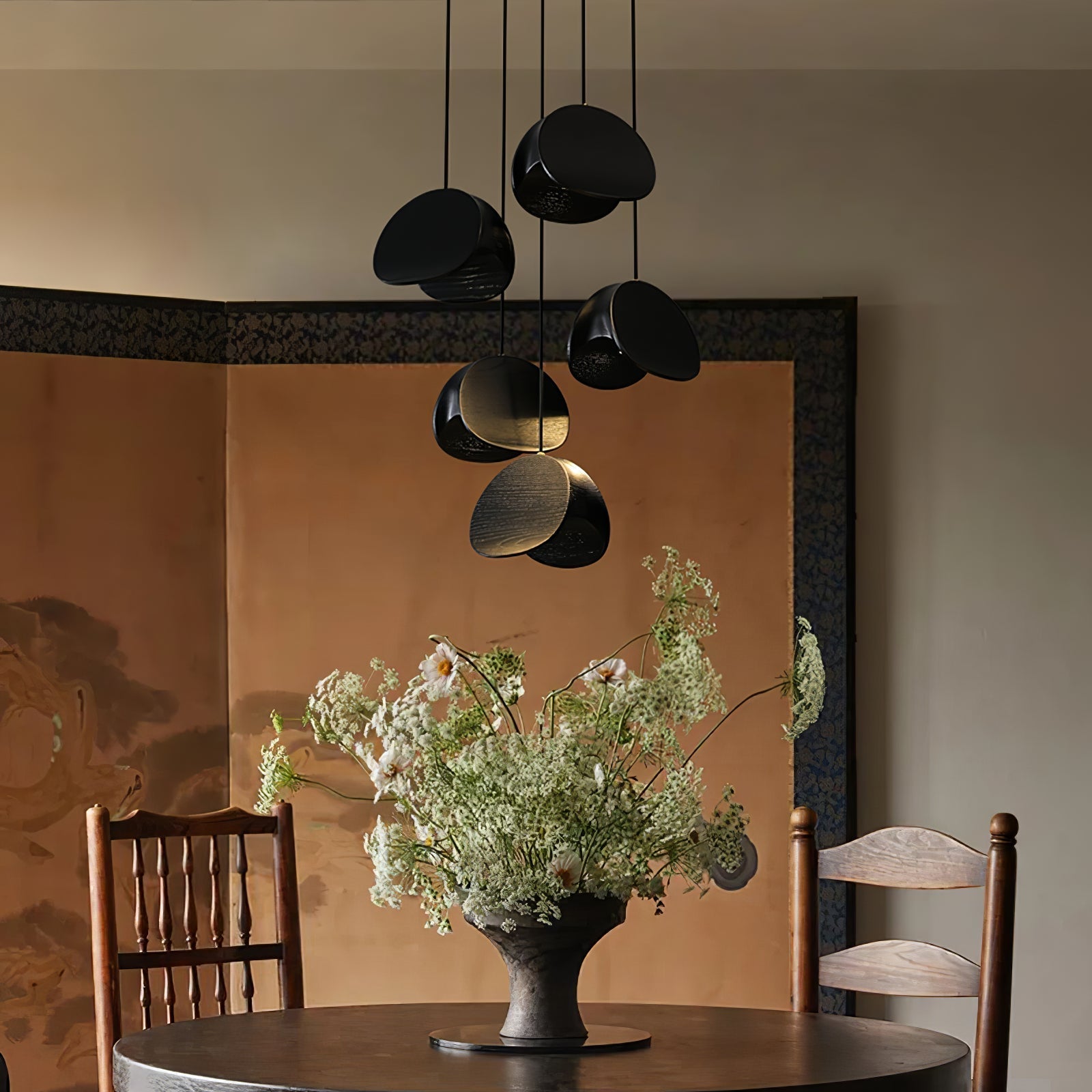 Tavro Minimalist Wood Pendant Light - Lamp Outdoor