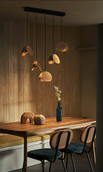 Tavro Minimalist Wood Pendant Light - Lamp Outdoor