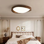 Walnut Curved Edge Ceiling Light - Lamp Outdoor