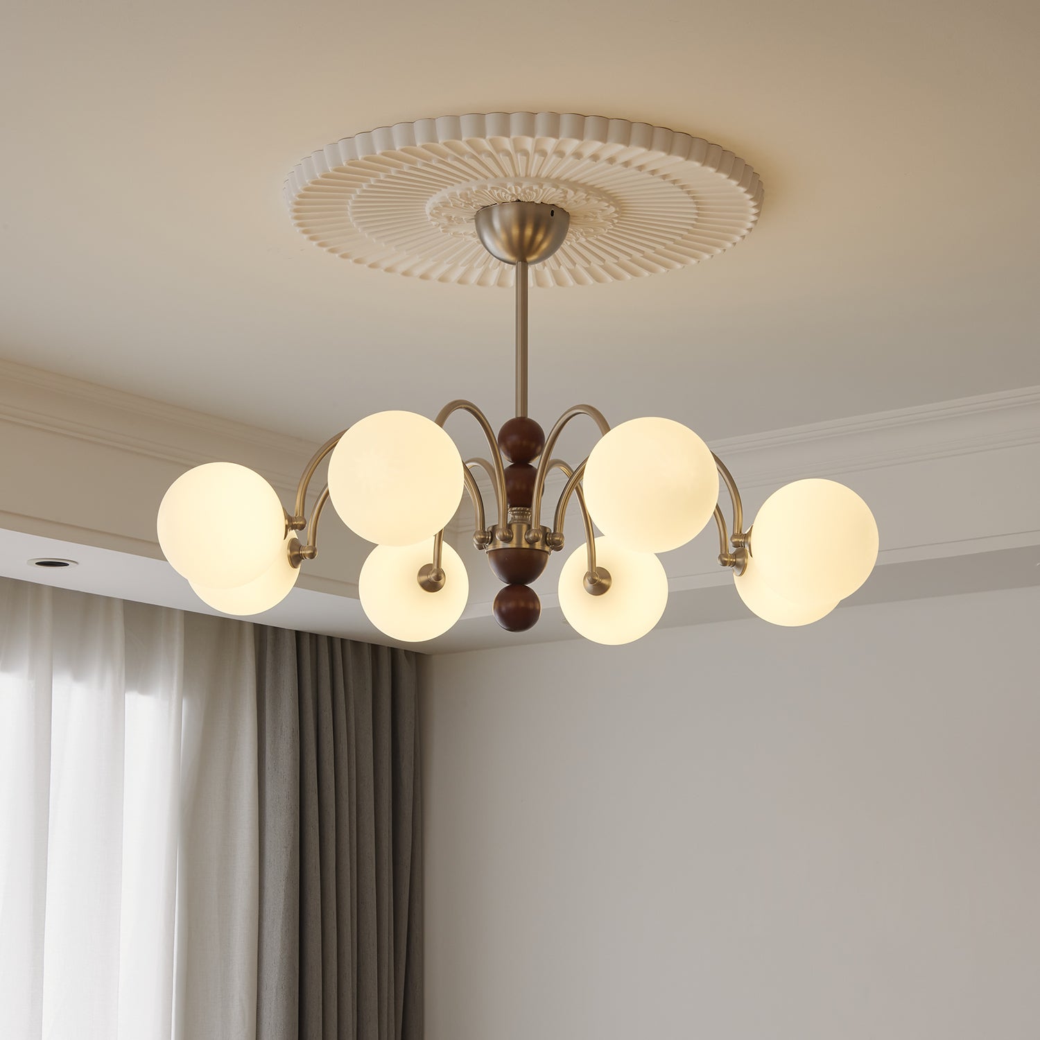Orbital Curve Chandelier - Lamp Outdoor