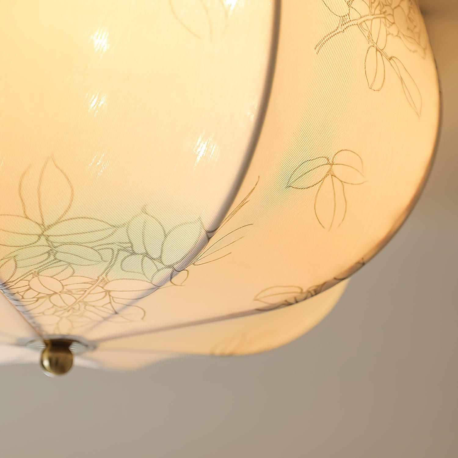 Orchid Fabric Ceiling Lamp - Lamp Outdoor