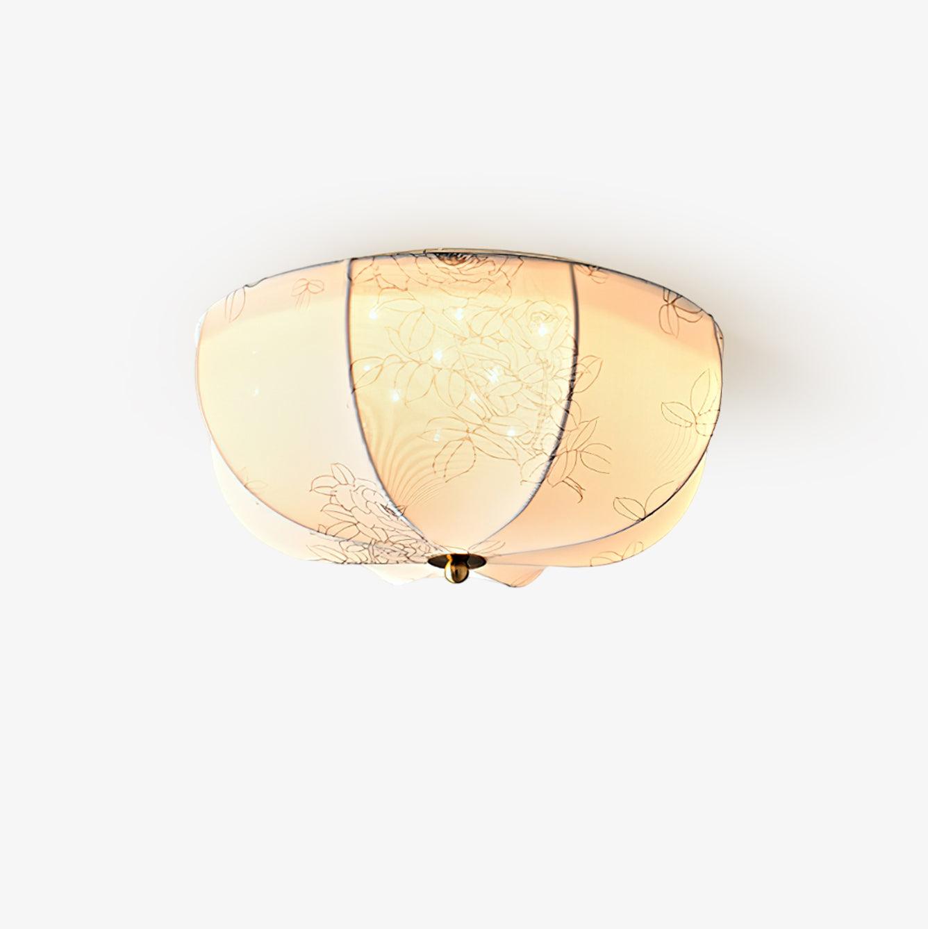 Orchid Fabric Ceiling Lamp - Lamp Outdoor