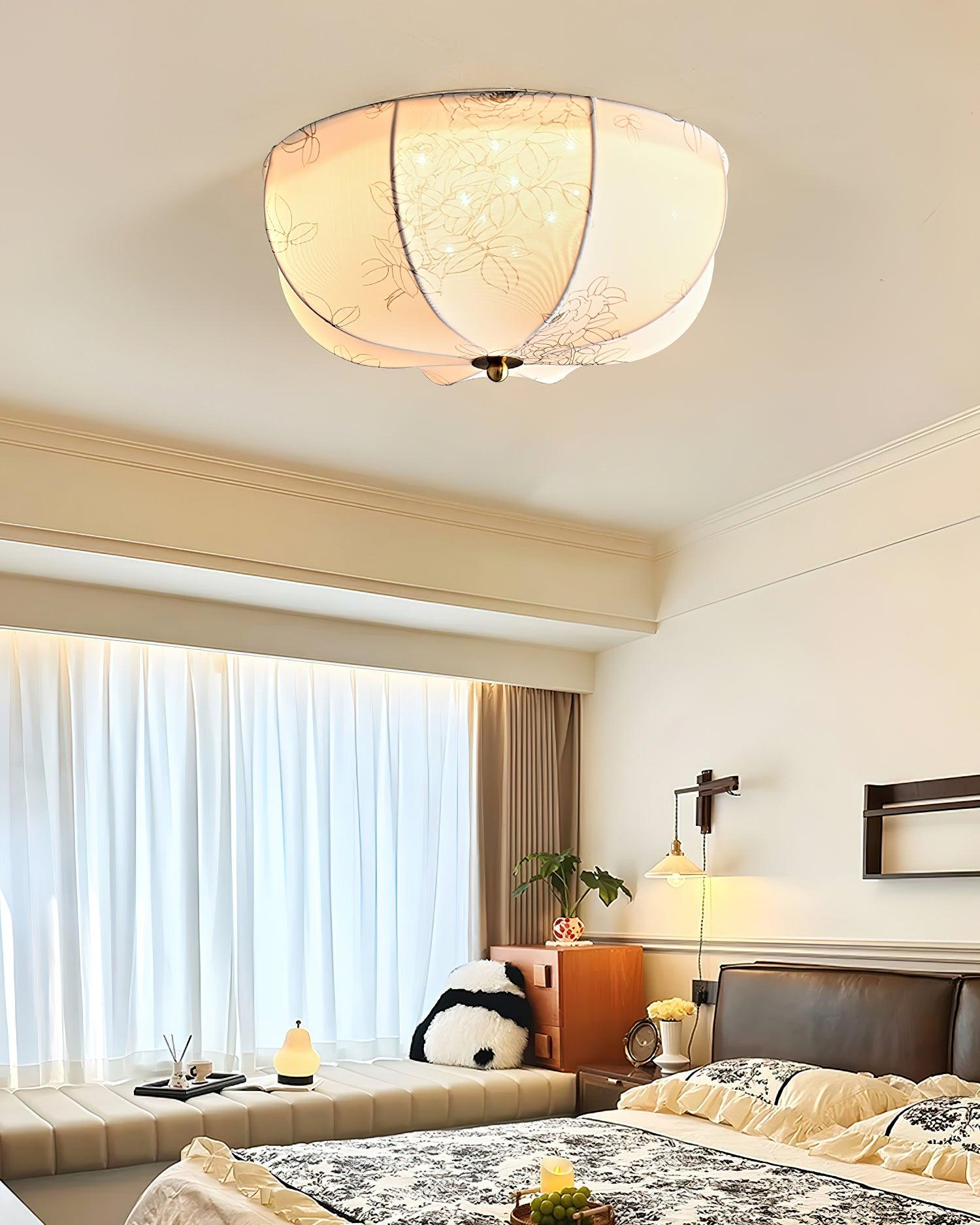 Orchid Fabric Ceiling Lamp - Lamp Outdoor