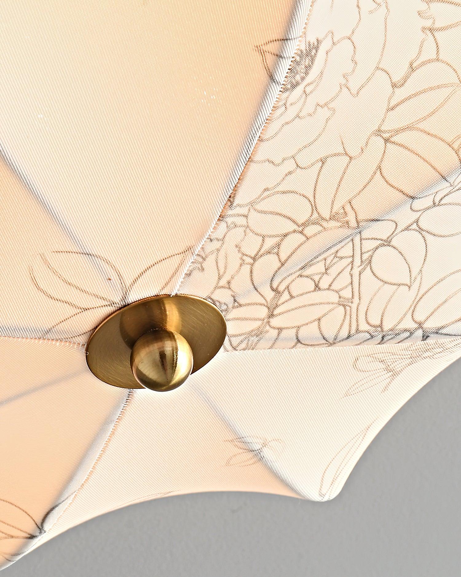 Orchid Fabric Ceiling Lamp - Lamp Outdoor