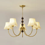 Orchid Chandelier Fabric Golden - Lamp Outdoor