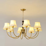 Orchid Chandelier Fabric Golden - Lamp Outdoor