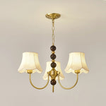 Orchid Chandelier Fabric Golden - Lamp Outdoor