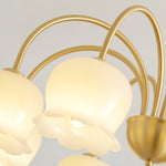 Orchids Brass Chandelier - Lamp Outdoor