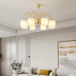Orchids Brass Chandelier - Lamp Outdoor