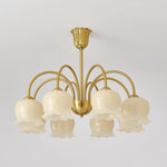 Orchids Brass Chandelier - Lamp Outdoor