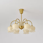 Orchids Brass Chandelier - Lamp Outdoor