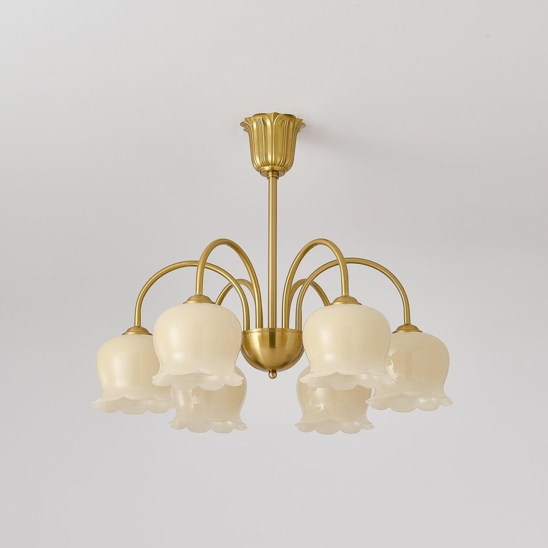 Orchids Brass Chandelier - Lamp Outdoor