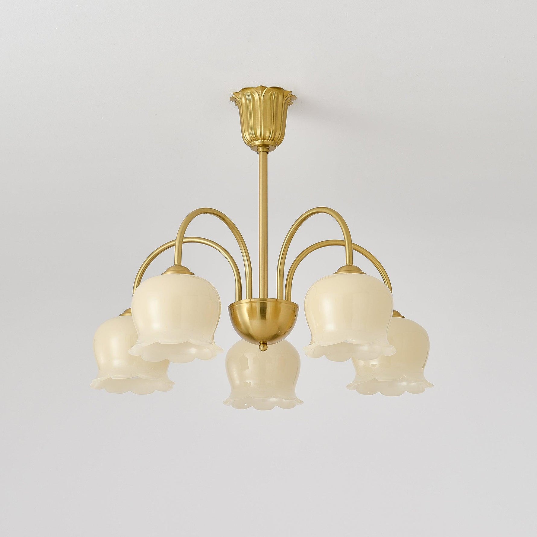 Orchids Brass Chandelier - Lamp Outdoor