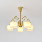 Orchids Brass Chandelier - Lamp Outdoor