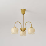 Orchids Brass Chandelier - Lamp Outdoor