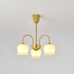 Orchids Brass Chandelier - Lamp Outdoor