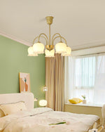 Orchids Brass Chandelier - Lamp Outdoor
