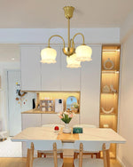 Orchids Brass Chandelier - Lamp Outdoor