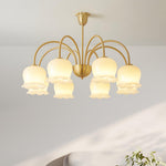 Orchids Brass Chandelier - Lamp Outdoor