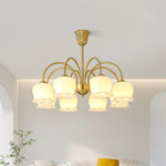 Orchids Brass Chandelier - Lamp Outdoor