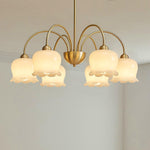 Orchids Brass Chandelier - Lamp Outdoor