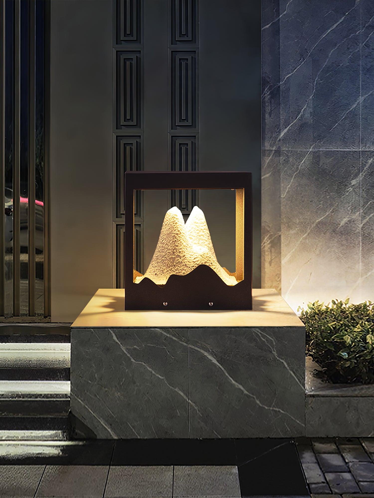 Summit Rustic Resin Outdoor Light - Lamp Outdoor