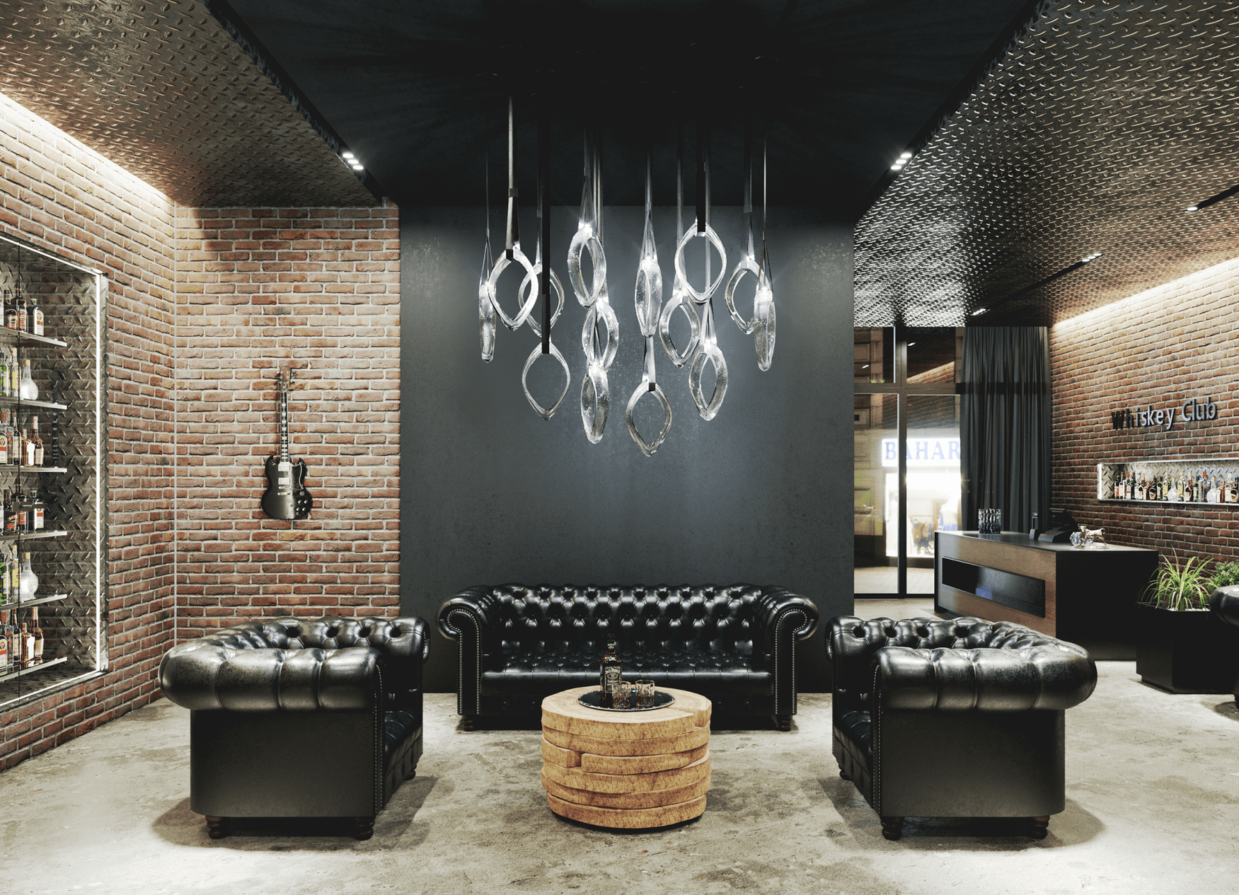 Ivvyne Modern Glass Chandelier - Lamp Outdoor