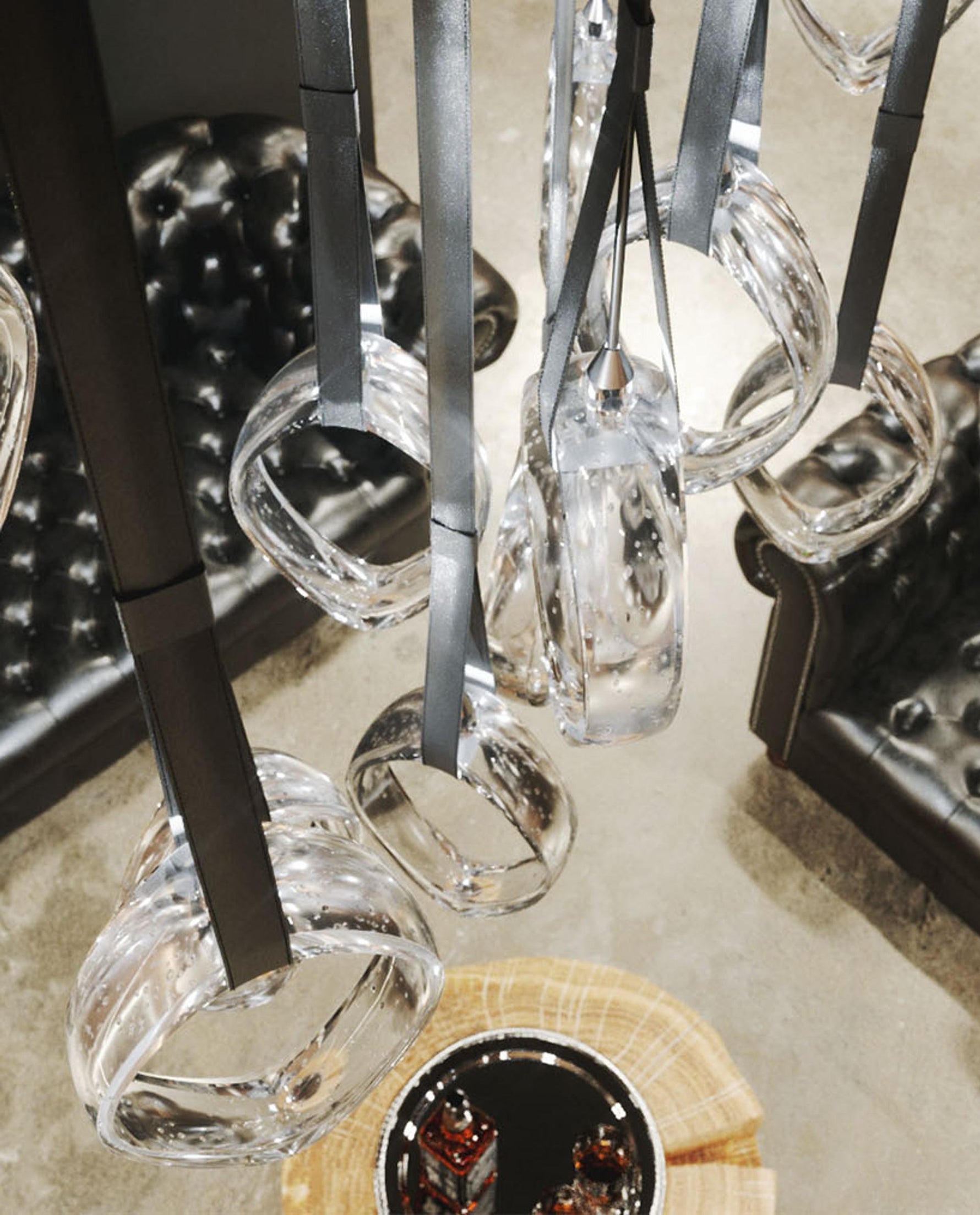Ivvyne Modern Glass Chandelier - Lamp Outdoor