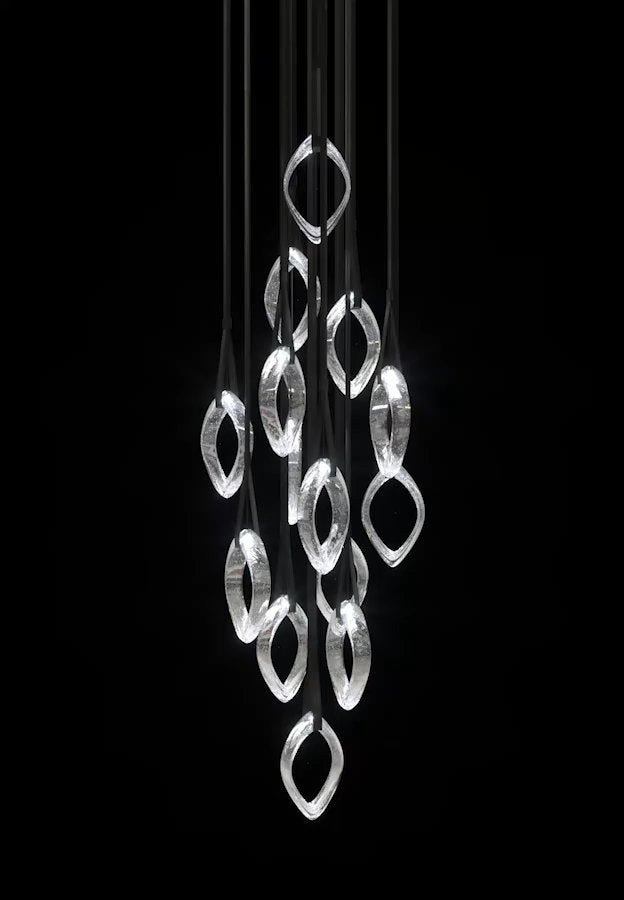 Ivvyne Modern Glass Chandelier - Lamp Outdoor