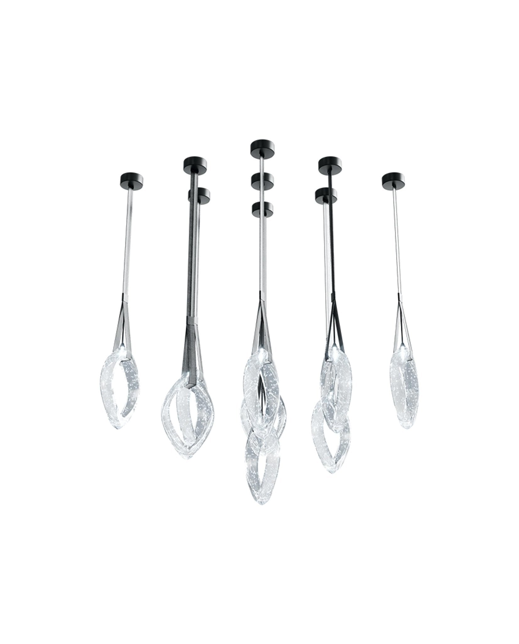 Ivvyne Modern Glass Chandelier - Lamp Outdoor
